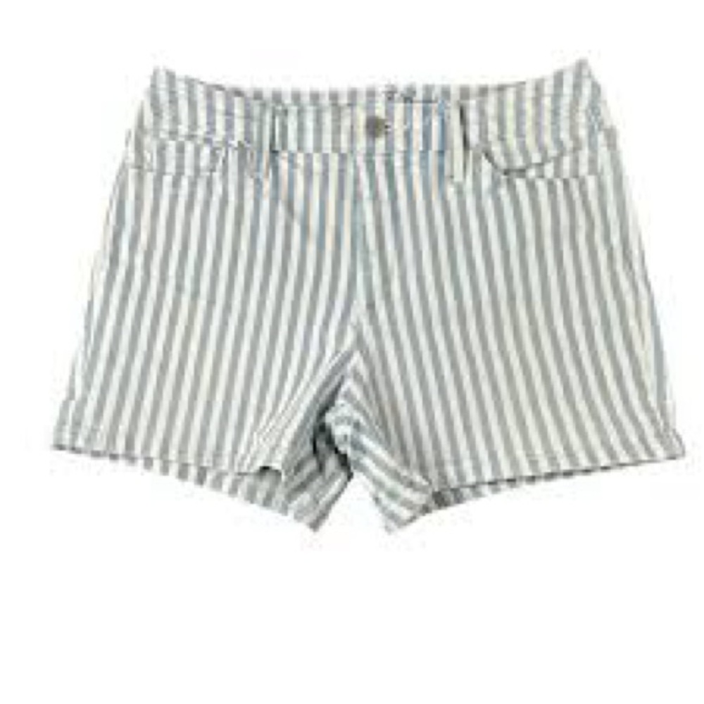 Universal Thread Blue Striped Jean Shorts